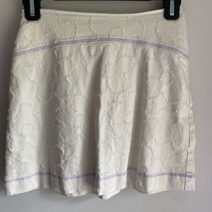 White Mini Skirt From Urban Outfitters